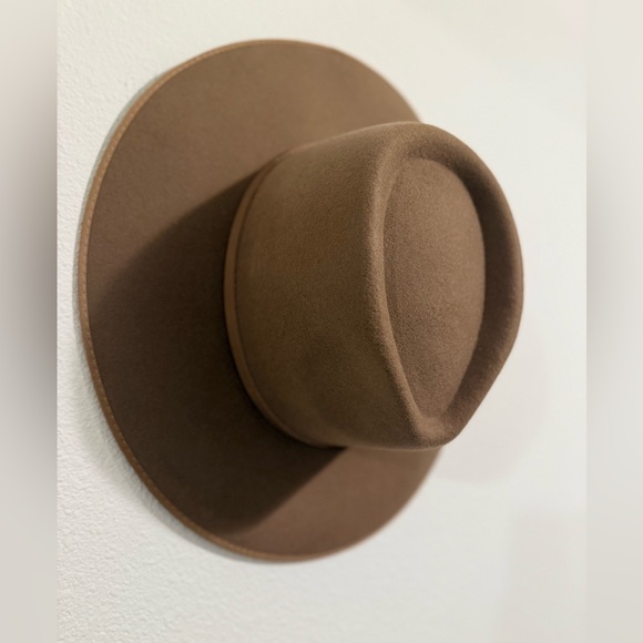 NWT WILL + BEAR Andy Oak | Brown Wide Brim Fedora main image 6